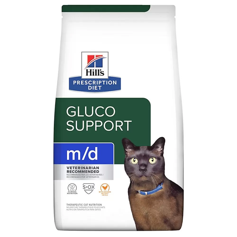 Veterinary Authorized Diets<Hill's Prescription Diet Hill'S® Prescription Diet® M/D Glucose/Weight Management Cat Food - Chicken