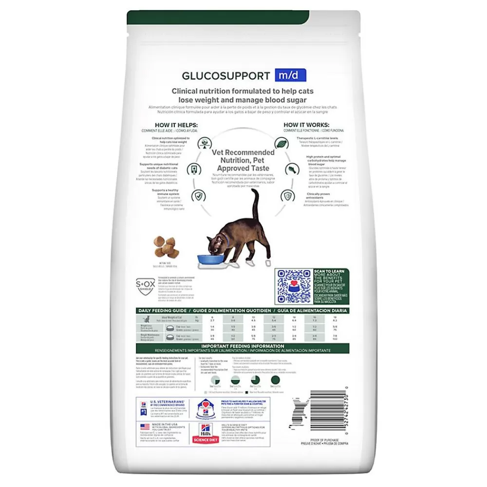 Veterinary Authorized Diets<Hill's Prescription Diet Hill'S® Prescription Diet® M/D Glucose/Weight Management Cat Food - Chicken