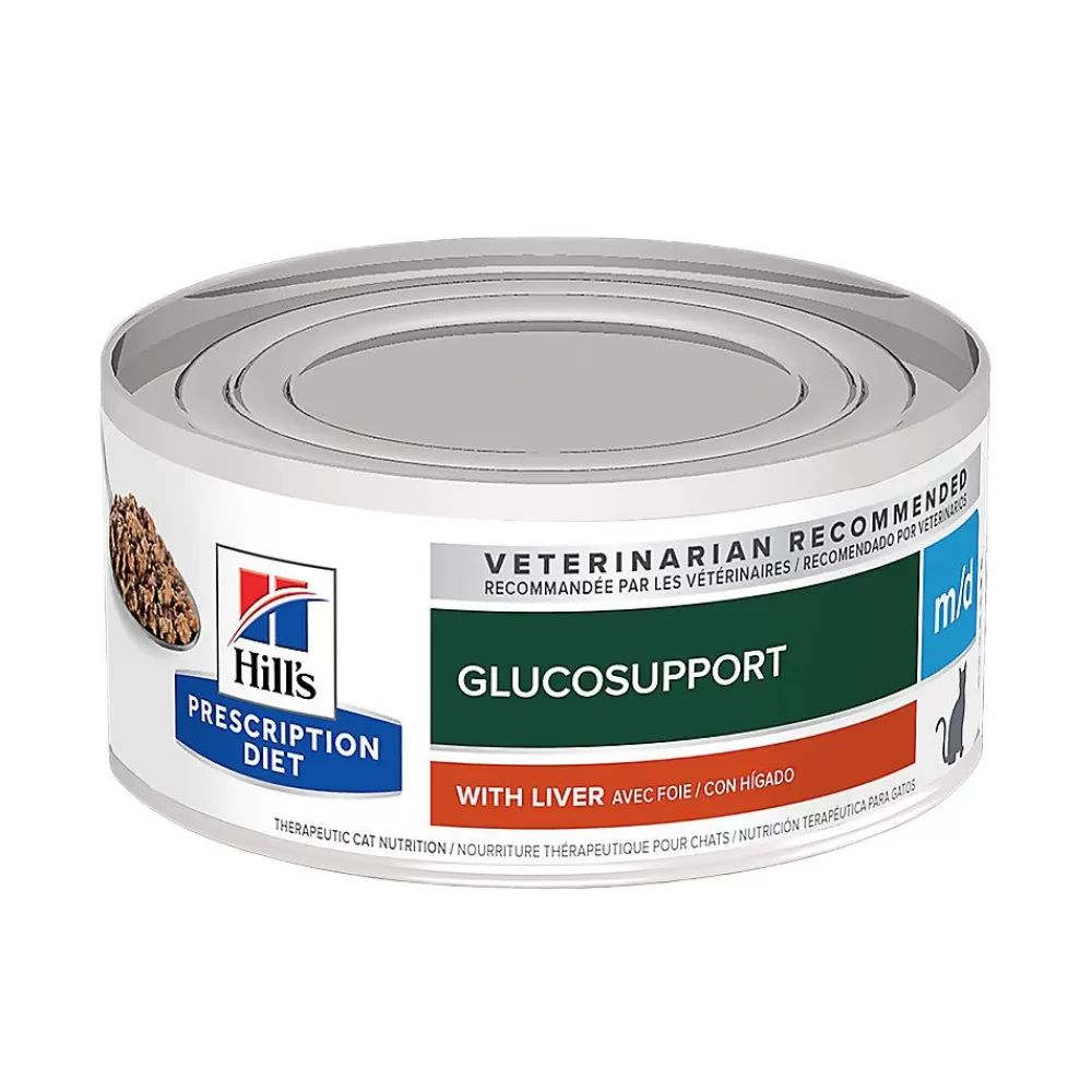 Veterinary Authorized Diets<Hill's Prescription Diet Hill'S® Prescription Diet® M/D Glucose/Weight Management Cat Food - Liver