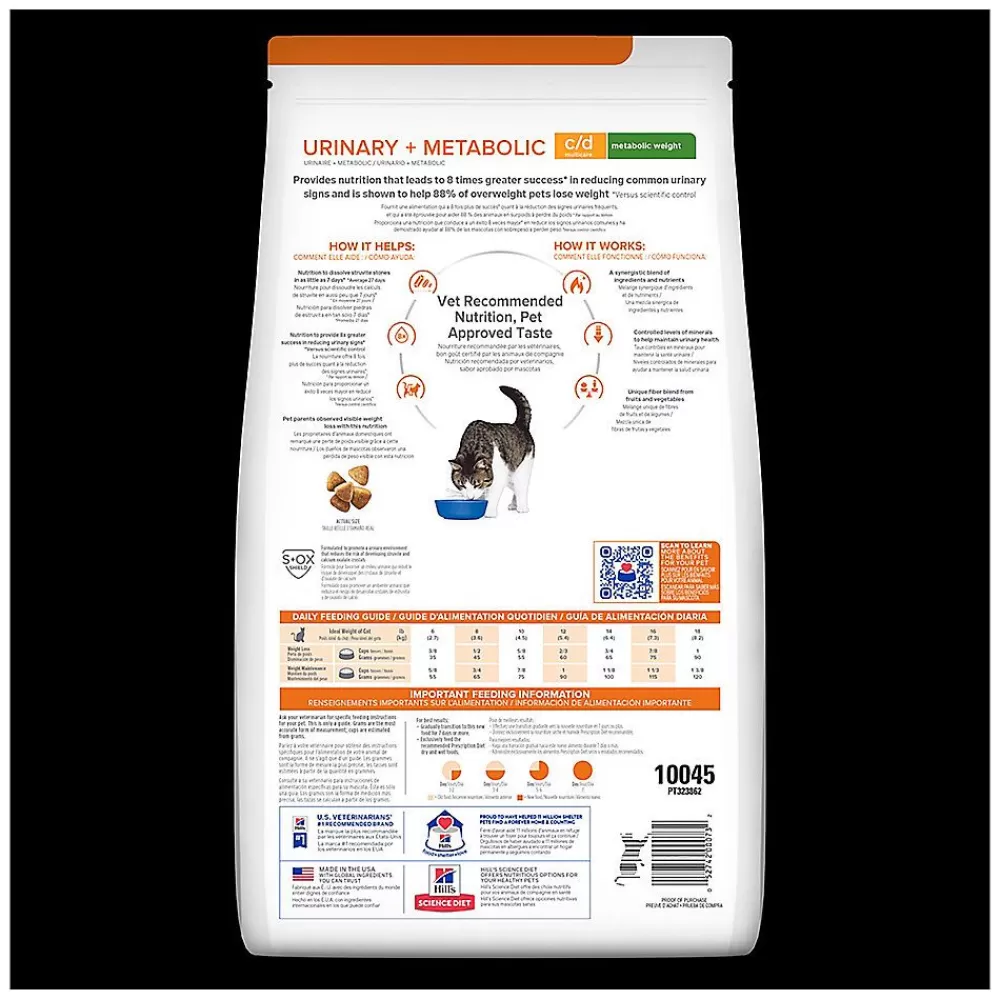 Veterinary Authorized Diets<Hill's Prescription Diet Hill'S® Prescription Diet® Metabolic + Urinary Cat Food - Chicken