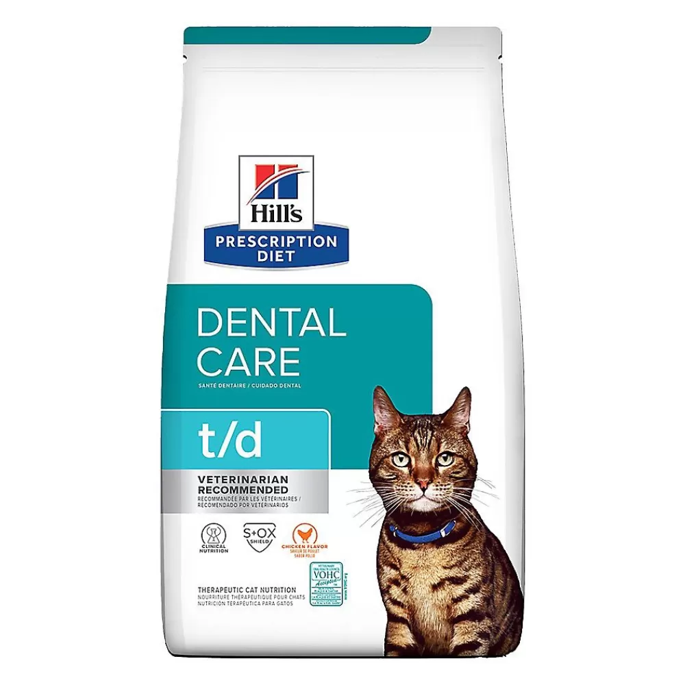 Veterinary Authorized Diets<Hill's Prescription Diet Hill'S® Prescription Diet® T/D Dental Care Cat Food - Chicken