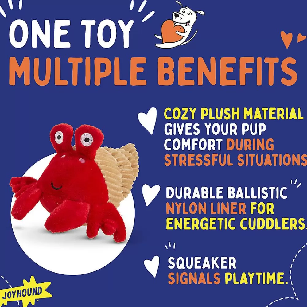 Toys<Joyhound Bite Shield Protection Plush Hermit Crab Dog Toy - Squeaker, Crinkle