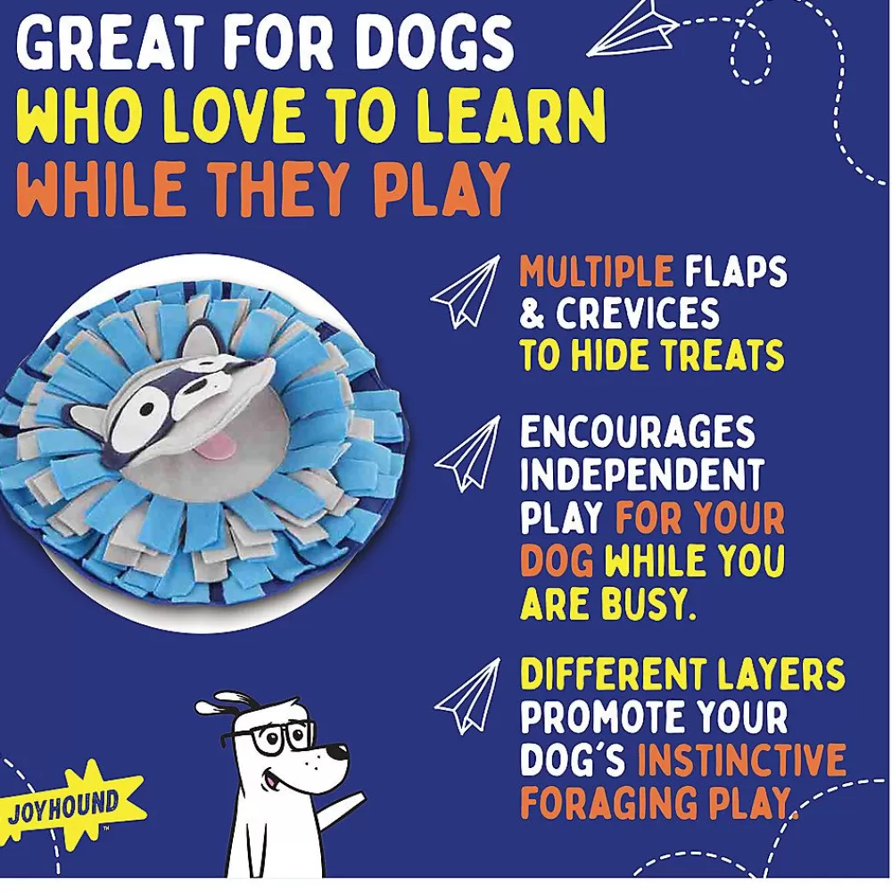 Toys<Joyhound Classroom Snuffle Puzzle Raccoon Burrow & Play Mat Dog Toy