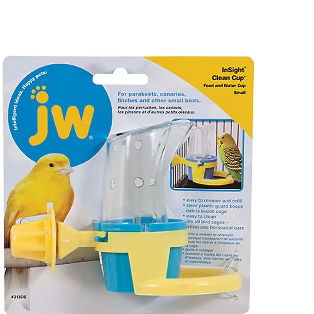 Feeders & Waterers<JW Pet ® Insight Clean Cup Feed & Water Bird Cup