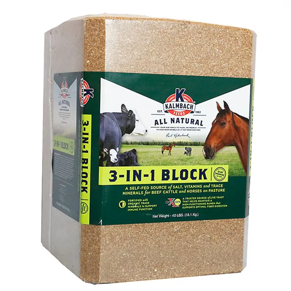 Care & Supplements<Kalmbach Feeds ® 3 - In - 1 Cattle Block Supplement