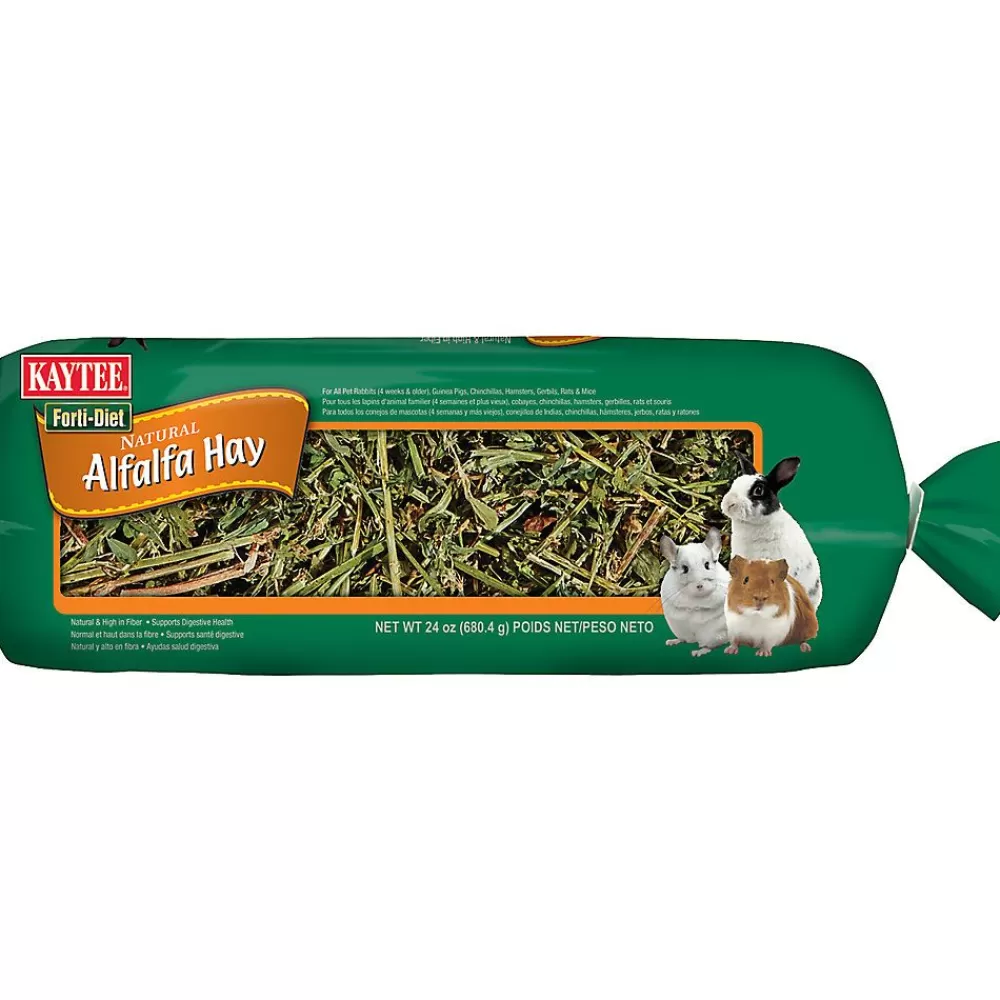 Hay<Kaytee ® All Natural Alfalfa Hay Mini Bale