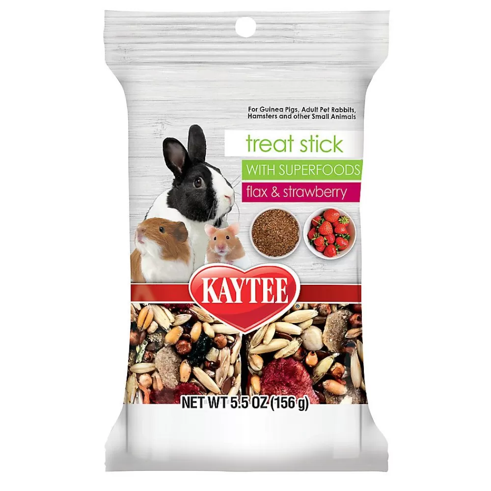 Treats<Kaytee ® Strawberry & Flax Superfood Treat Stick
