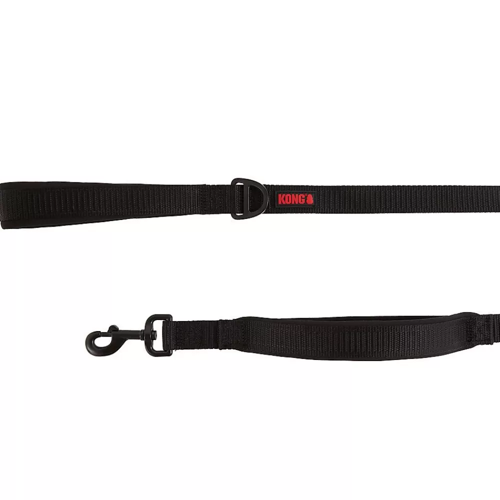 Collars, Harnesses & Leashes<KONG ® Comfort Traffic Dog Leash: 4-Ft Long Black