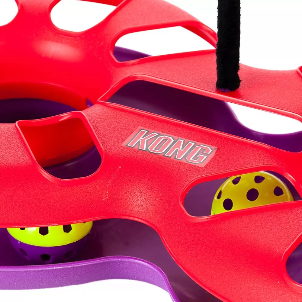 Toys<KONG ® Eight Track Cat Toy Red & Purple