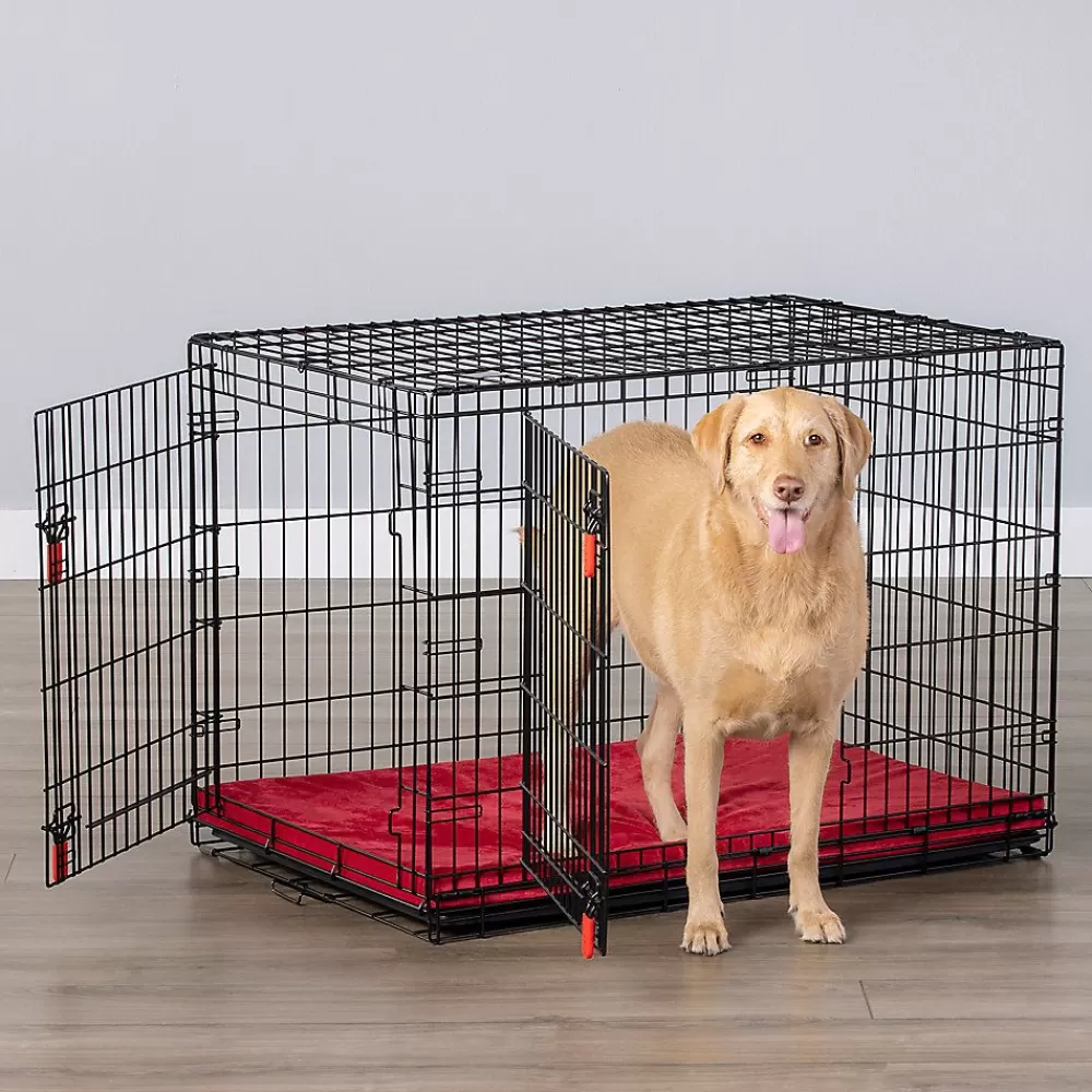 Crates, Gates & Containment<KONG Ultra-Strong Double Door Wire Dog Crate With Divider Panel