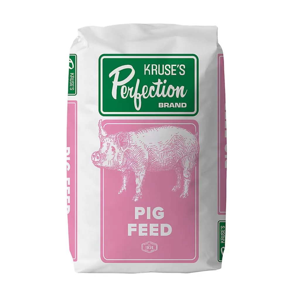 Feed<Kruse's Perfection Brand Bred & Nurse Pig Feed, 50Lb