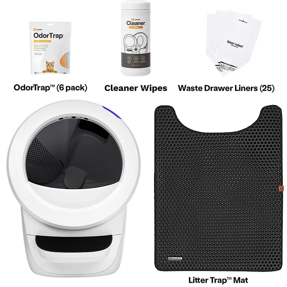 Litter Boxes<Whisker Litter-Robot 4 Core Accessories Bundle By White