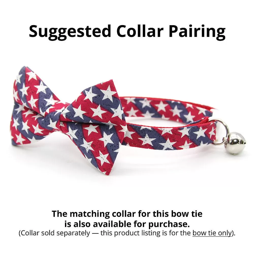 Clothing & Accessories<Made By Cleo ® Americana Patriotic Cat Bow Tie
