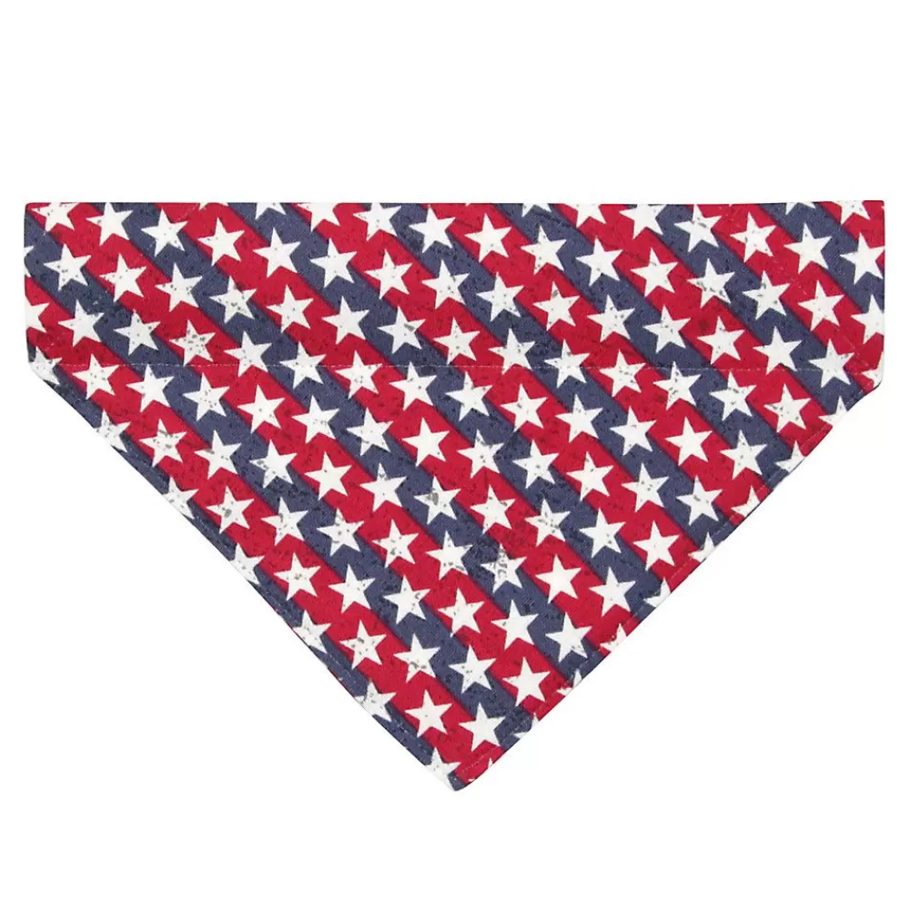 Clothing & Accessories<Made By Cleo ® Americana Patriotic Slide-On Cat Bandana