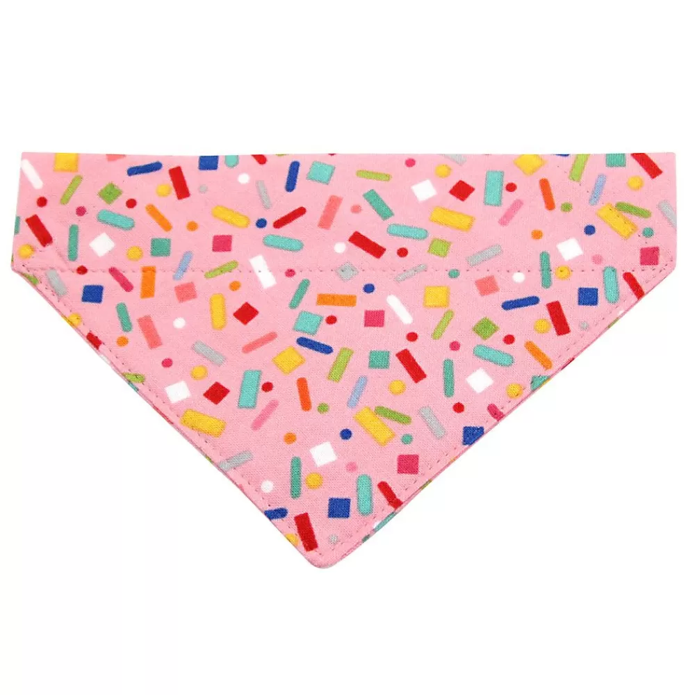 Clothing & Accessories<Made By Cleo ® Confetti Sprinkles Birthday Slide-On Cat Bandana