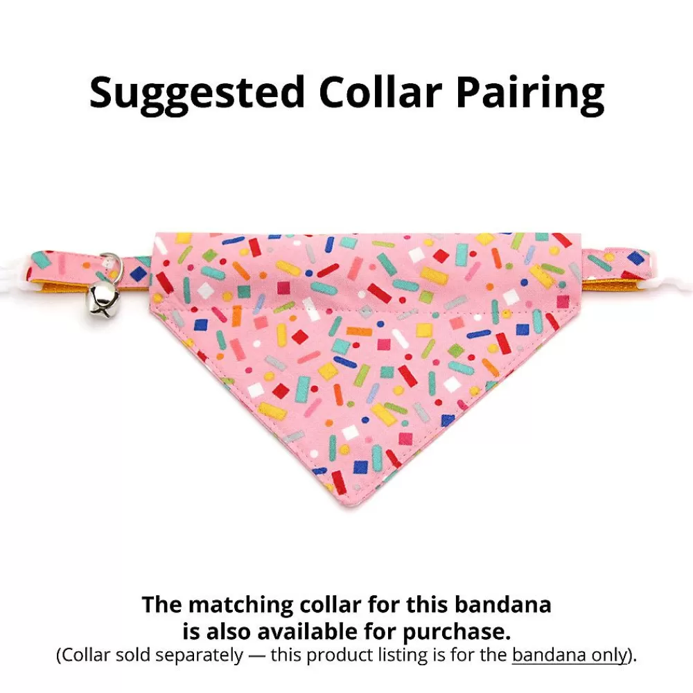 Clothing & Accessories<Made By Cleo ® Confetti Sprinkles Birthday Slide-On Cat Bandana