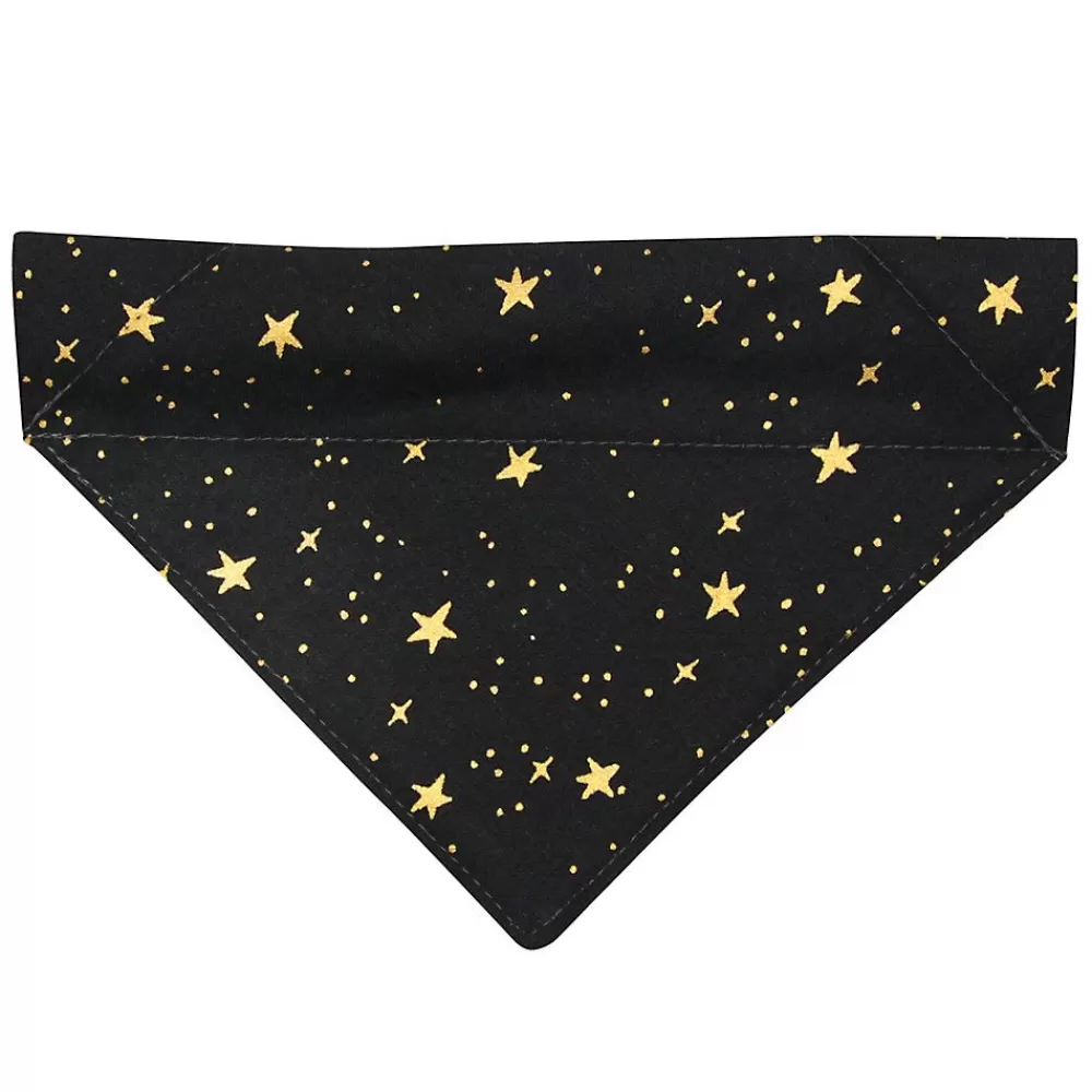 Clothing & Accessories<Made By Cleo ® Noir Star Slide-On Cat Bandana
