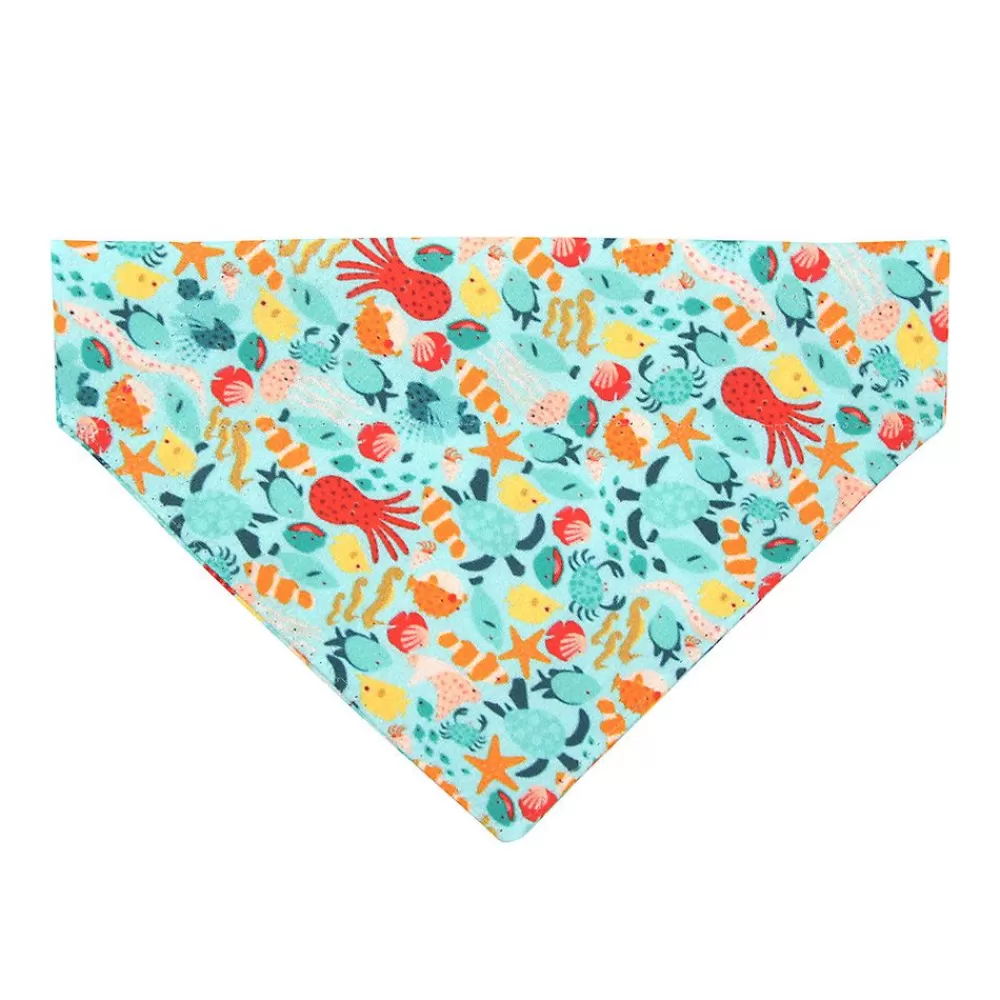 Clothing & Accessories<Made By Cleo ® Ocean Life Beach Slide-On Cat Bandana