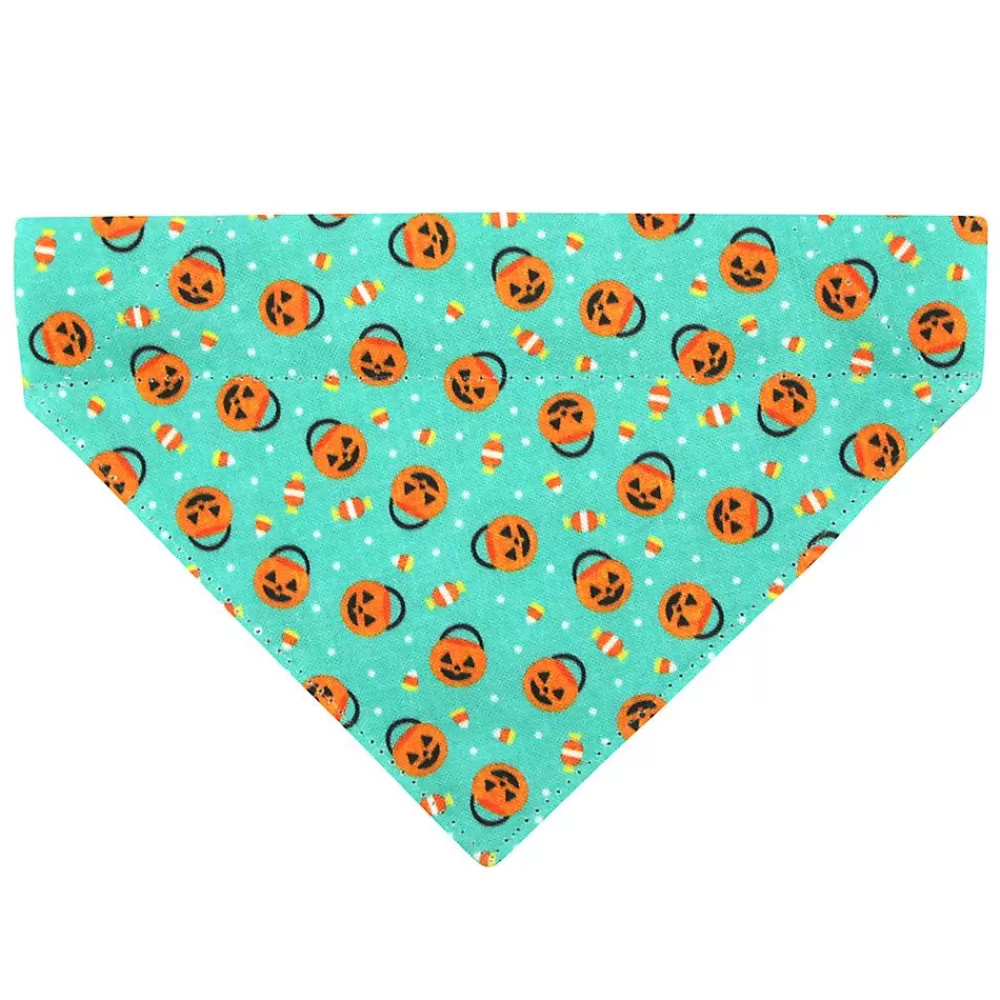 Clothing & Accessories<Made By Cleo ® Party Pumpkins Halloween Slide-On Cat Bandana