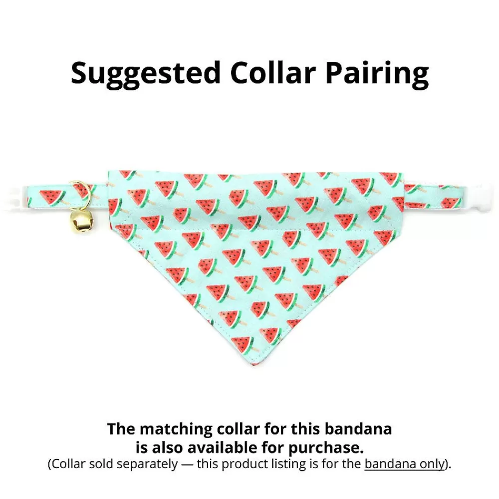 Clothing & Accessories<Made By Cleo ® Watermelon Pops Slide-On Cat Bandana