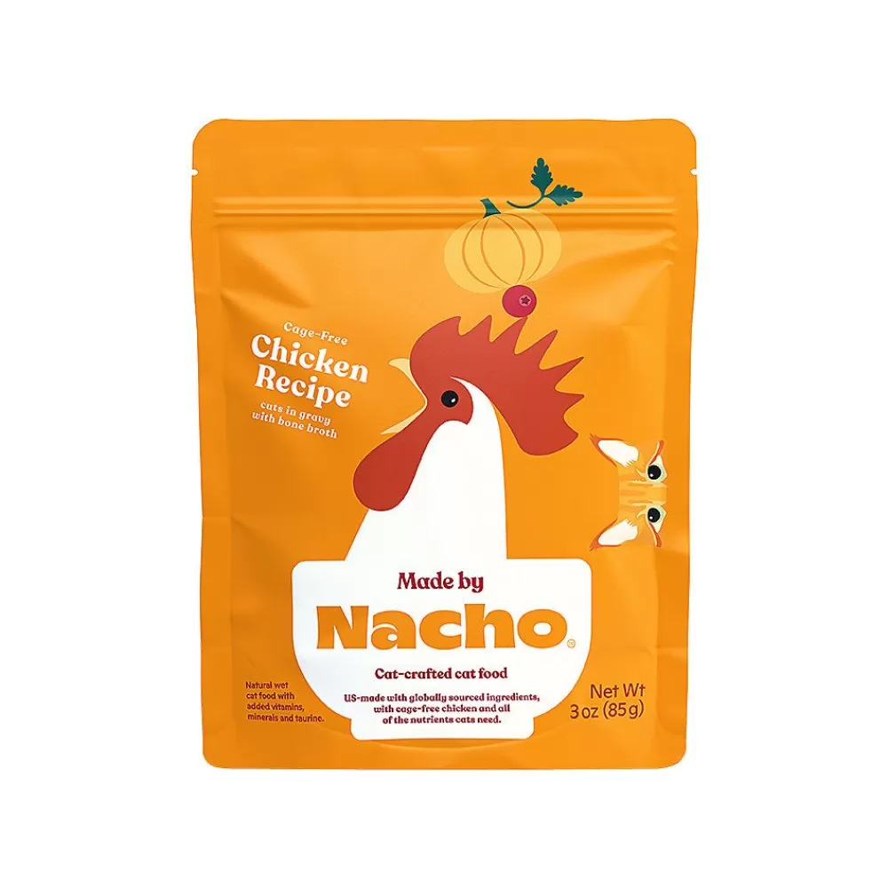 Food Toppers<Made by Nacho Cuts In Gravy With Bone Broth Cat Food 3Oz - Chicken