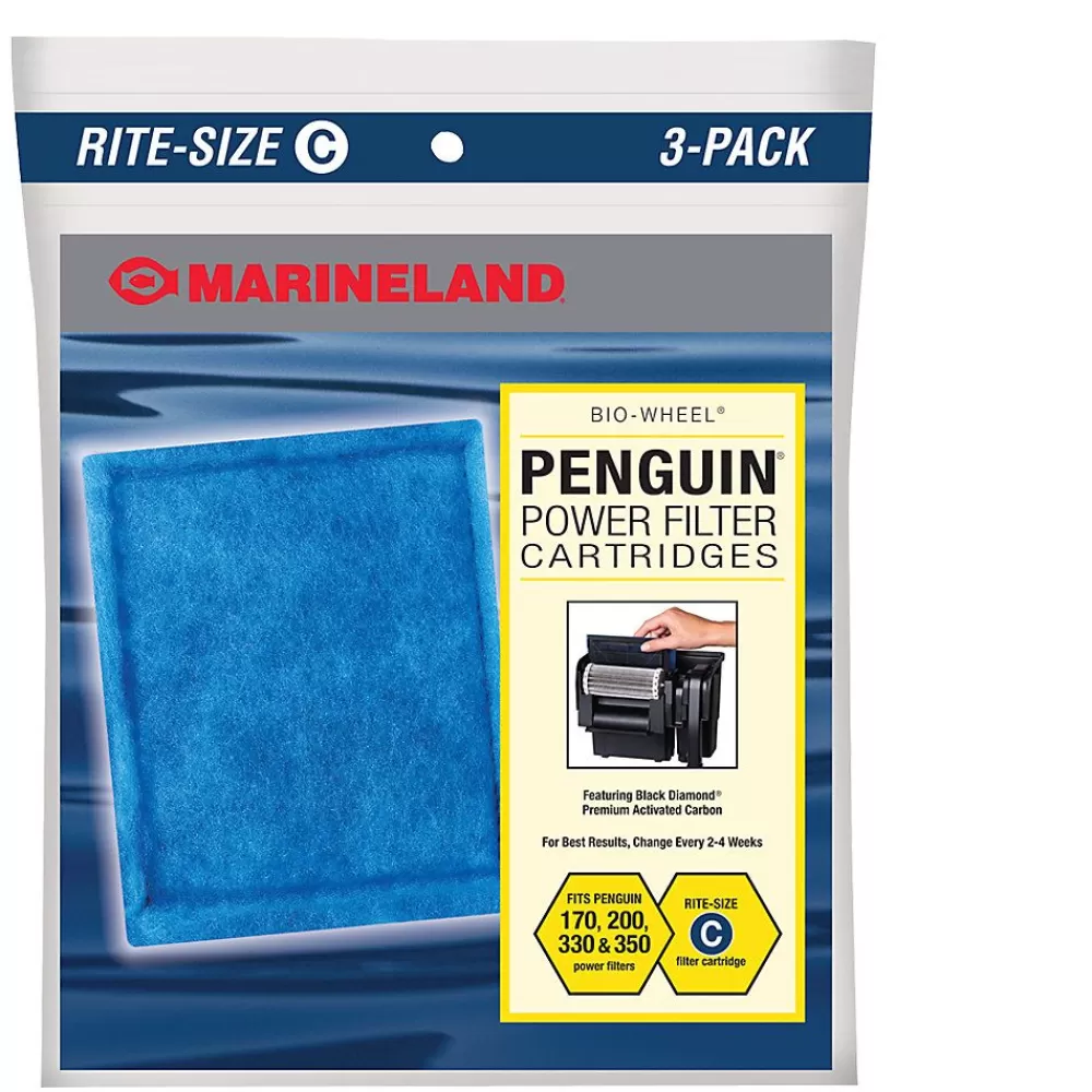 Filter Media<Marineland ® Penguin Rite Size C Power Filter Cartridges