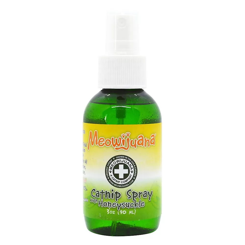 Catnip & Grass<Meowijuana ® Honeysuckle Catnip Oil Spray