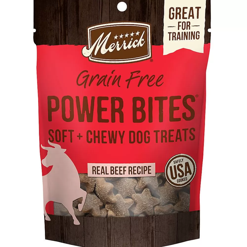 Training Treats<Merrick ® Power Bites® Adult Dog Treats - Real Texas Beef, Corn Free, Gluten Free