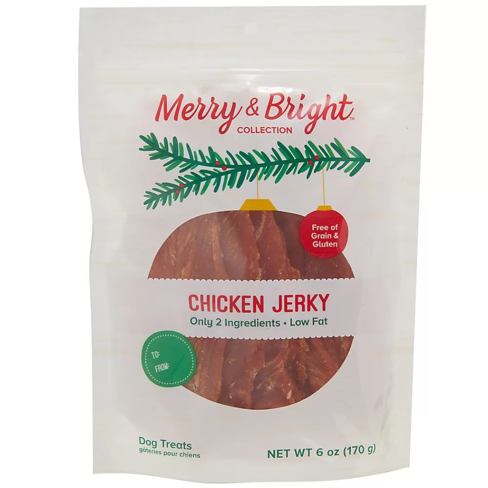 Jerky<Pet Holiday Merry & Bright Chicken Jerky Dog Treat