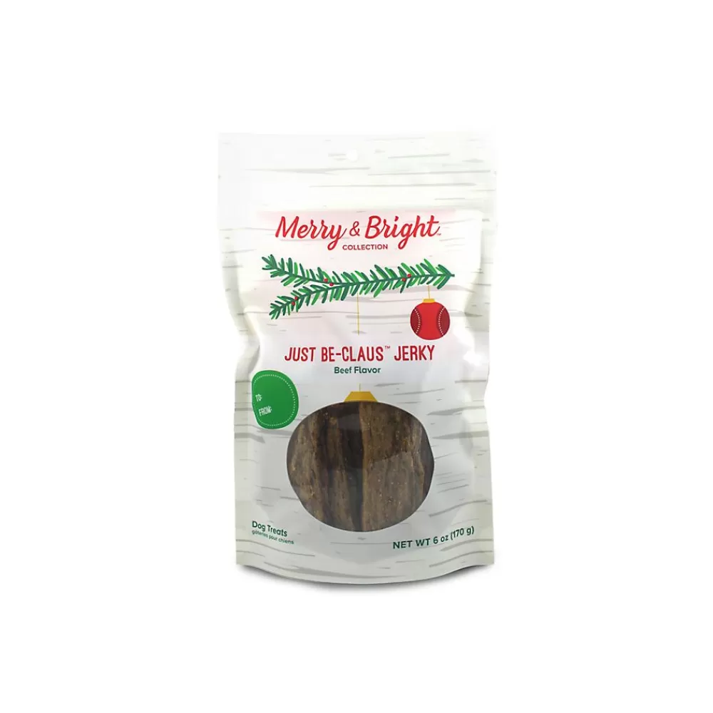 Jerky<Pet Holiday Merry & Bright Just Be-Clause Beef Jerky Treats For Dogs