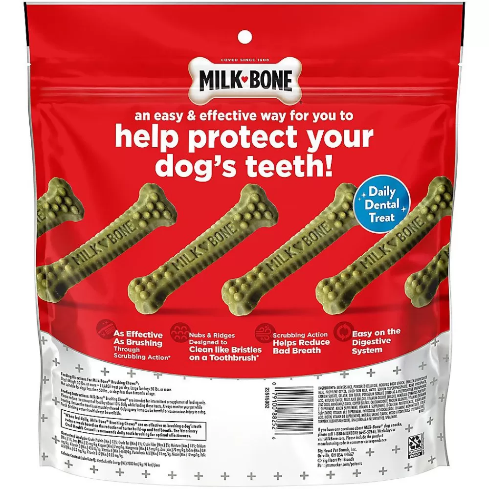 Health & Wellness<Milk-Bone Brushing Chews Large All Life Stage Dog Treat - Fresh