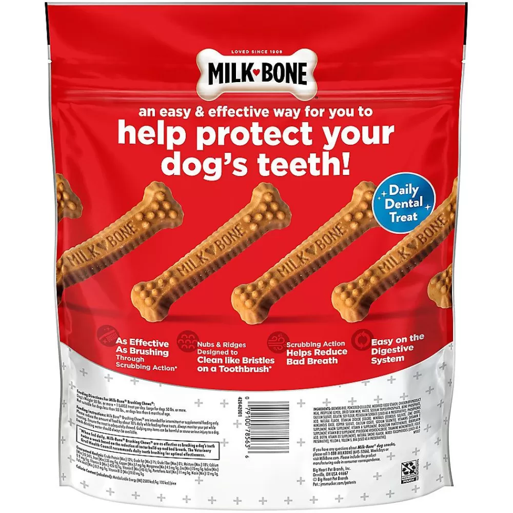 Health & Wellness<Milk-Bone Brushing Chews Large All Life Stage Dog Treat - Original