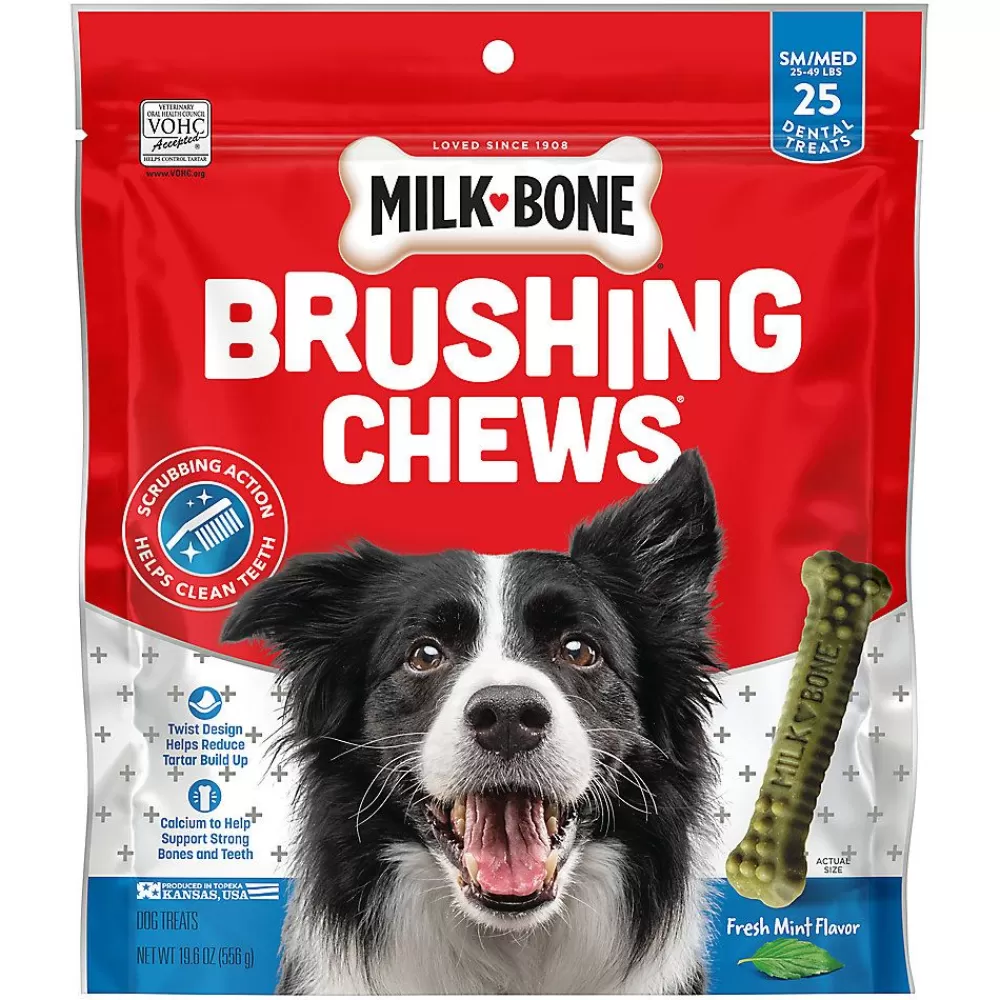 Dental Treats<Milk-Bone Brushing Chews Small Medium All Life Stage Dog Treat - Fresh