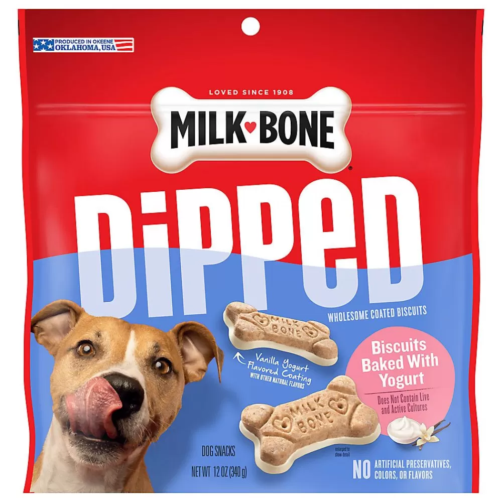 Biscuits & Bakery<Milk-Bone Dipped Dog Treat All Ages - Vanilla Yogurt