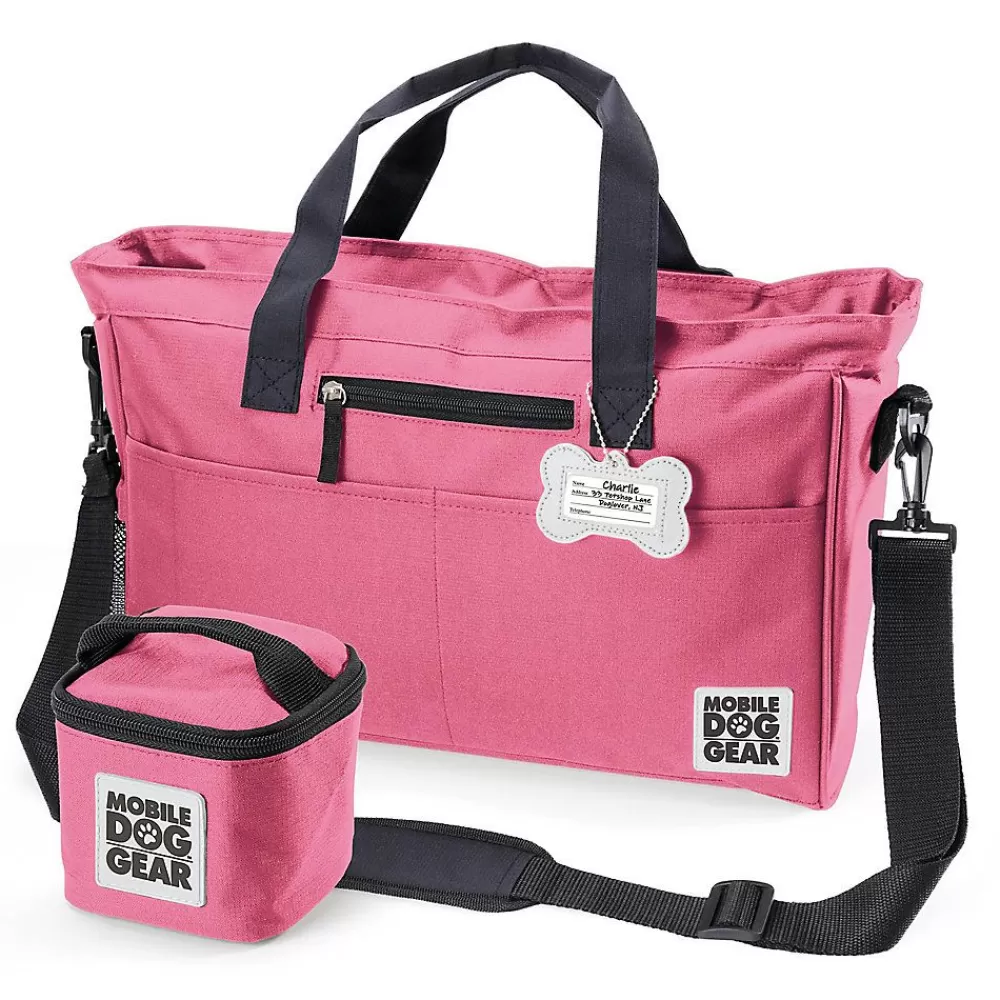 Airline Travel<Mobile Dog Gear Day Away Dog Tote Bag Pink