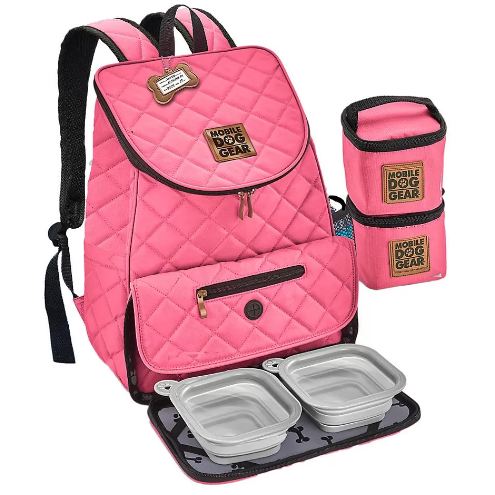 Airline Travel<Mobile Dog Gear Weekender Backpack Pet Travel Bag Pink