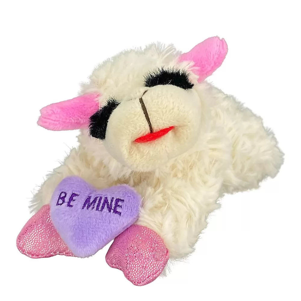 Toys<Multipet ® Purple Heart Be Mine Lamb Chop Dog Toy Multi-Color