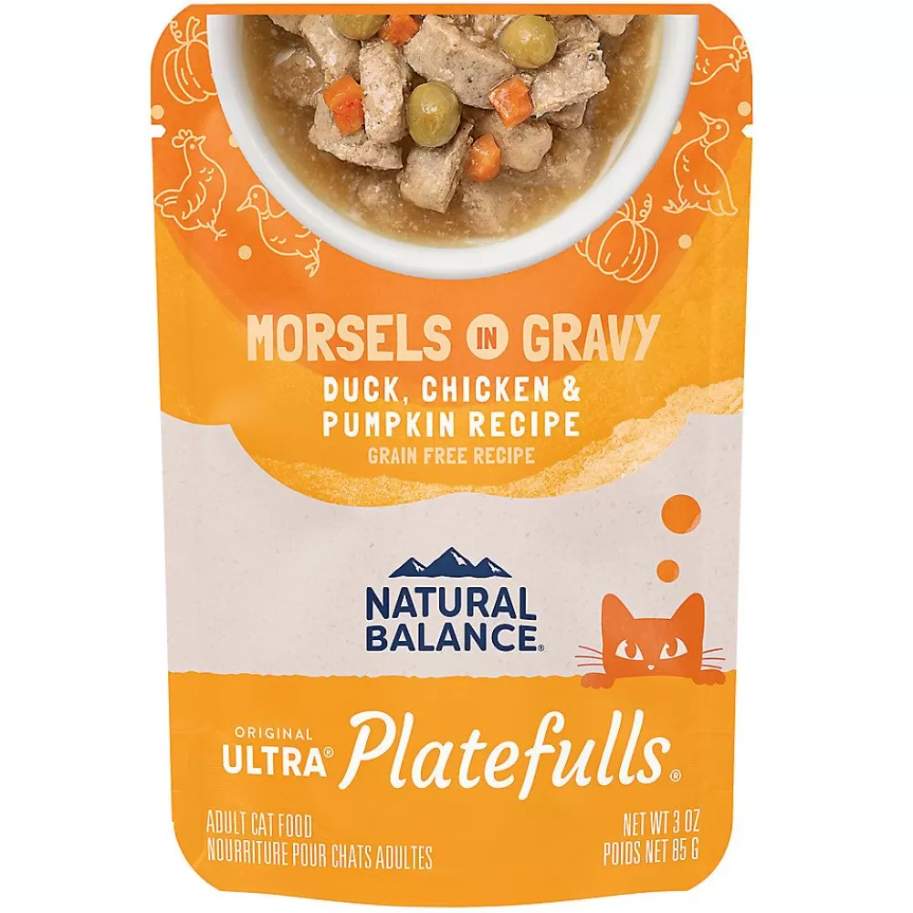 Food Toppers<Natural Balance Platefulls Indoor Adult Cat Food - Grain Free, Duck, Chicken & Pumpkin