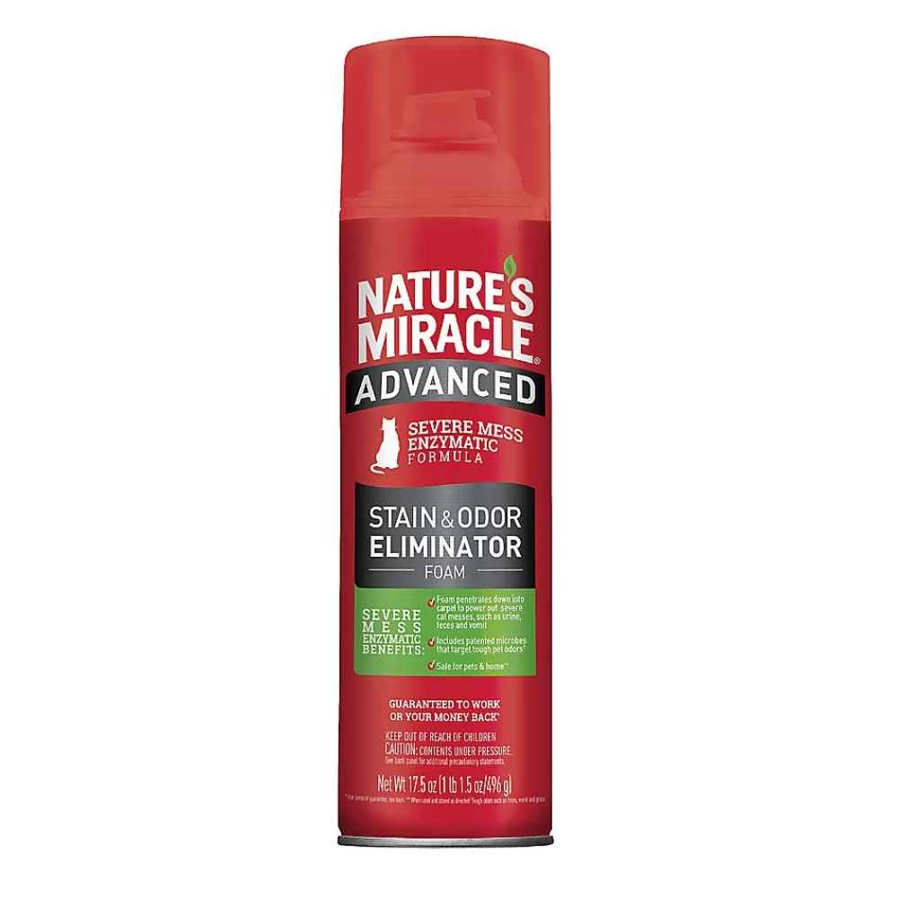 Cleaning & Repellents<Nature's Miracle ® Advanced Stain & Odor Eliminator Foam For Cats - Severe Mess - 17.5 Oz