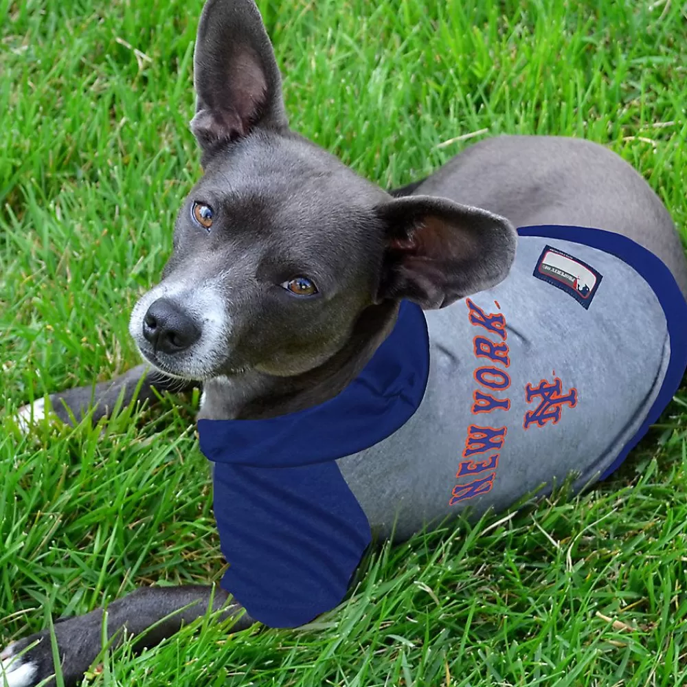 Clothing & Shoes<Pets First New York Mets Mlb Hoodie Tee