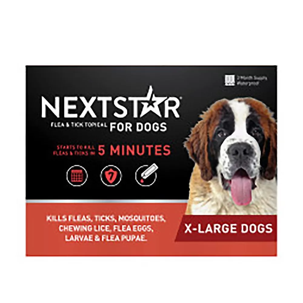 Flea & Tick<NextStar Fast Acting Flea & Tick Treatment X-Large Dog 89-132 Lbs