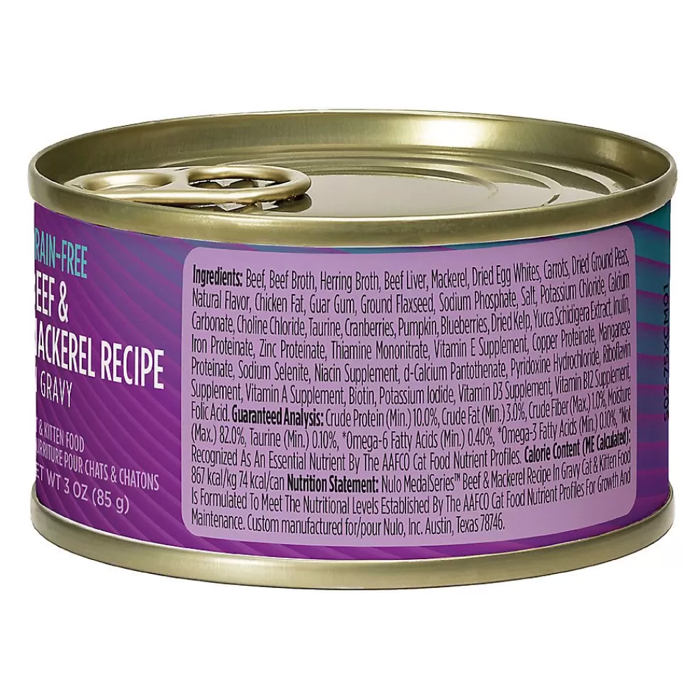 Wet Food<Nulo Medalseriesall Life Stages Wet Cat Food - Grain Free, No Corn, Wheat & Soy, 3 Oz.
