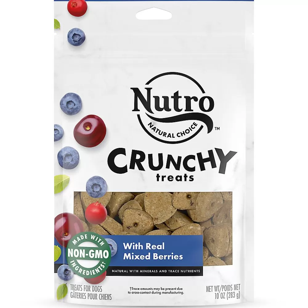 Biscuits & Bakery<NUTRO Natural Choice Crunchy Adult Dog Treats- Non Gmo, Mixed Berry