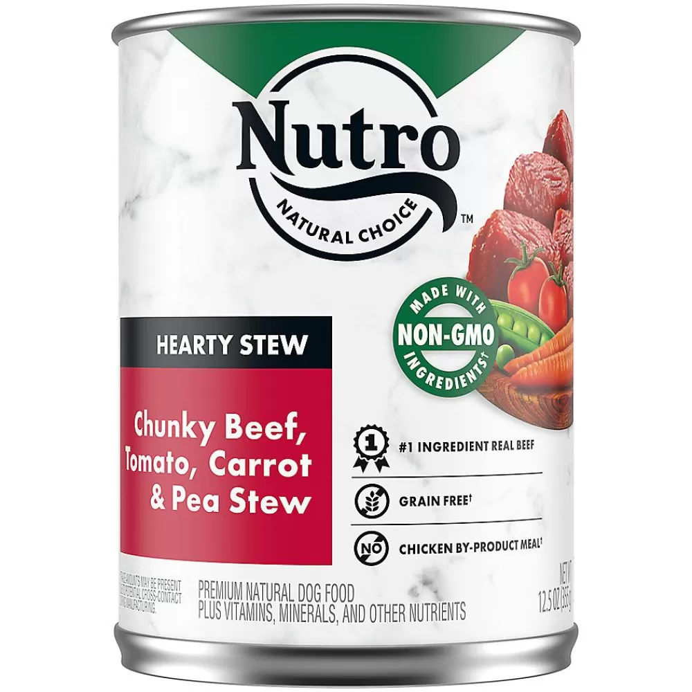 Canned Food<NUTRO Natural Choice Heartly Stew Adult Wet Dog Food - Grain Free, 12.5Oz