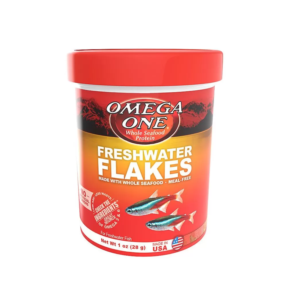 Food<Omega One Freshwater Flakes Fish Food