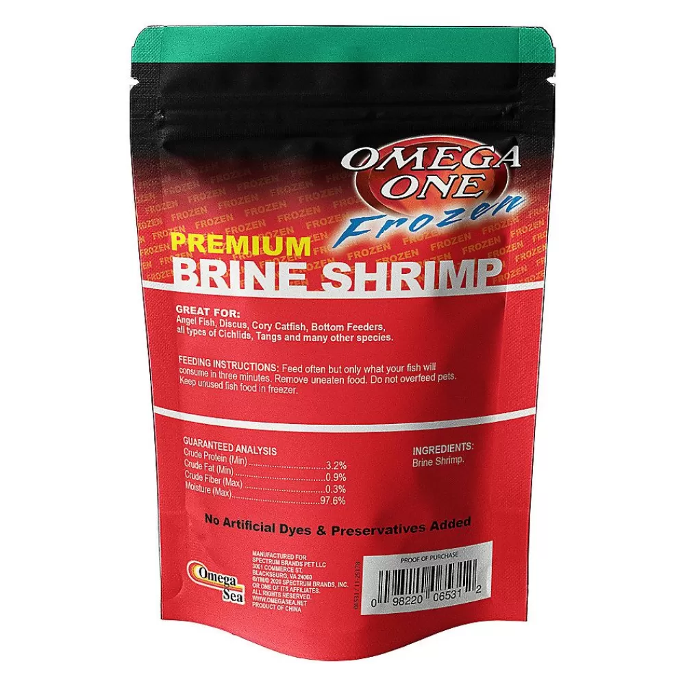 Food<Omega One Frozen Brine Shrimp Fish Food
