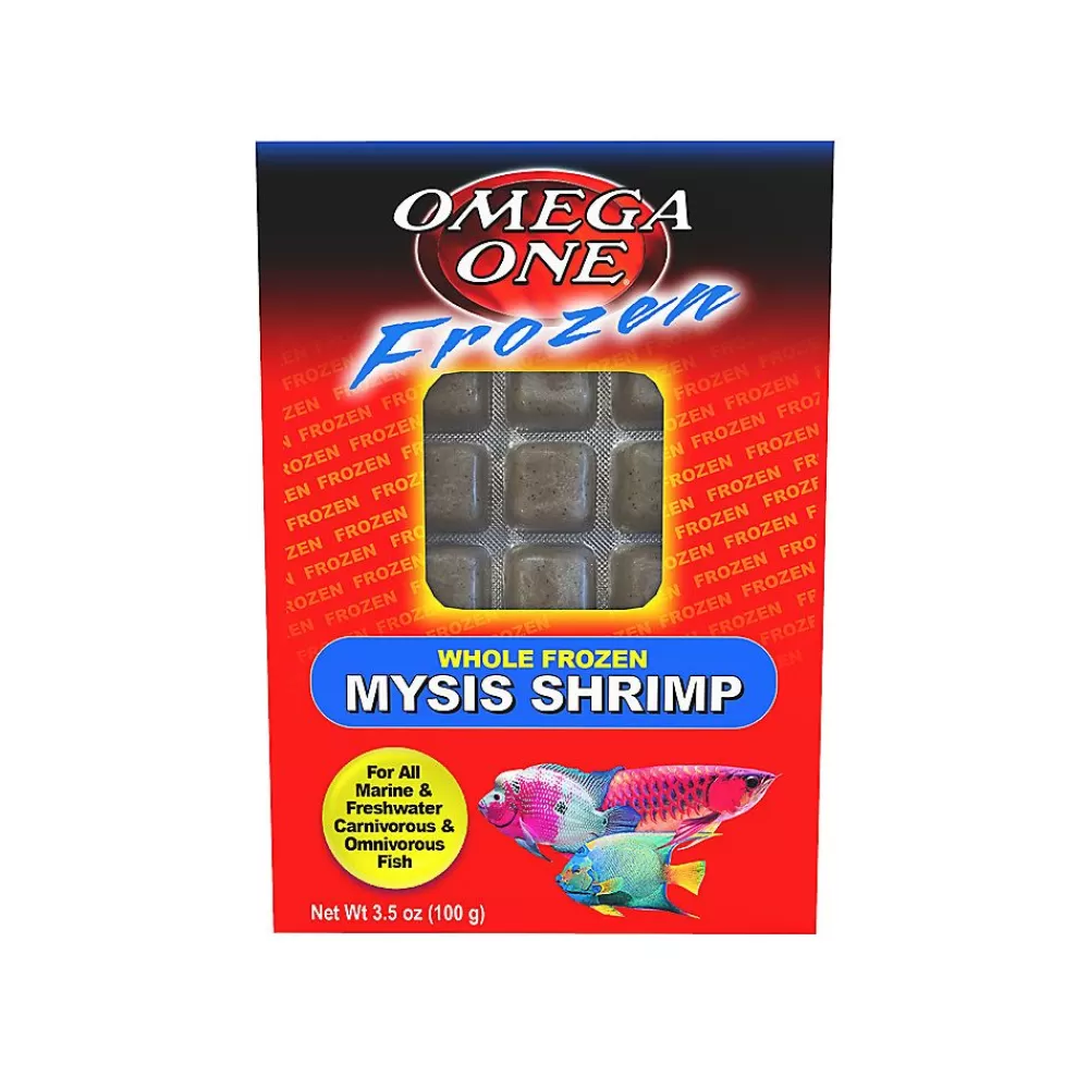 Food<Omega One Frozen Mysis Shrimp Fish Food