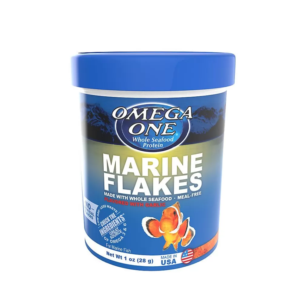 Saltwater Aquarium Care<Omega One Garlic Marine Flakes