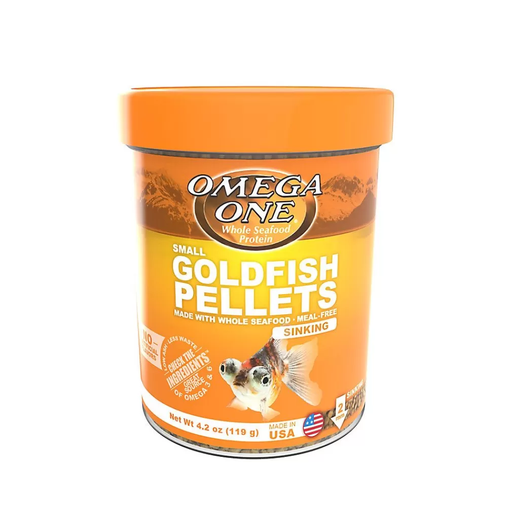 Food<Omega One Goldfish Pellets Fish Food