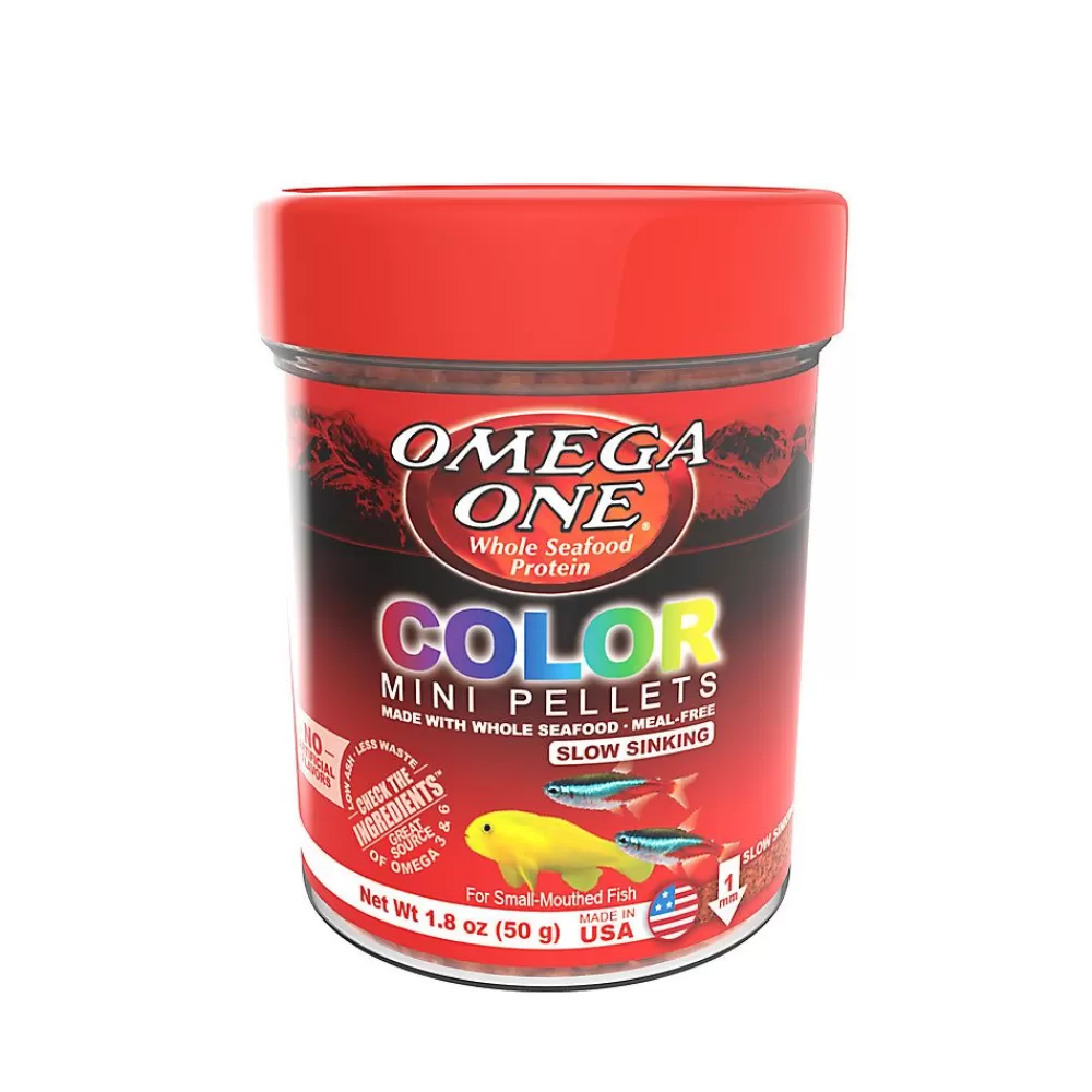 Food<Omega One Slow-Sinking Color Mini Pellets